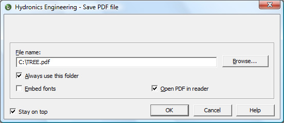 Save PDF File