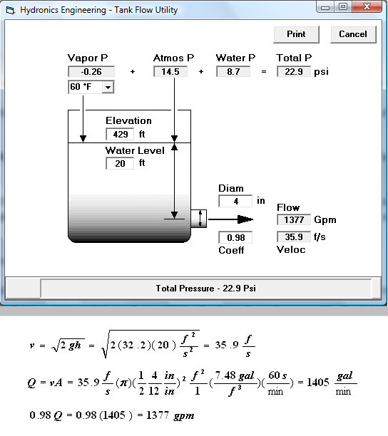 Tank Flow Utility