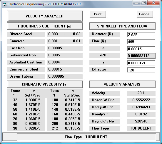 Velocity Analyzer Utility